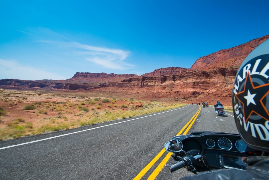 Illustration du voyage Moab & Arches à moto