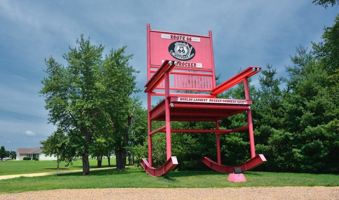 Illustration du voyage Route 66 à moto