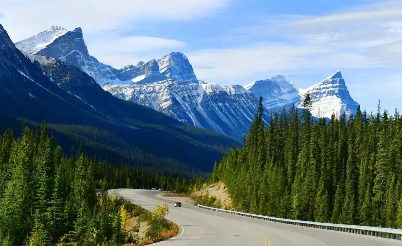Illustration du voyage Canada à moto